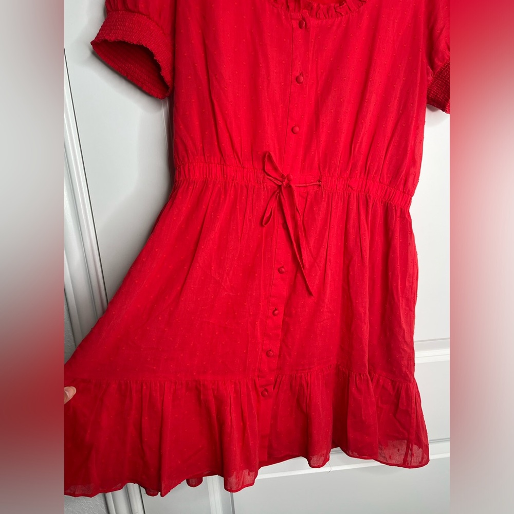 Alice + Olivia Red Mini Dress - Picture 10 of 16